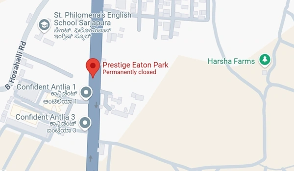 Prestige Eaton Park Location Map